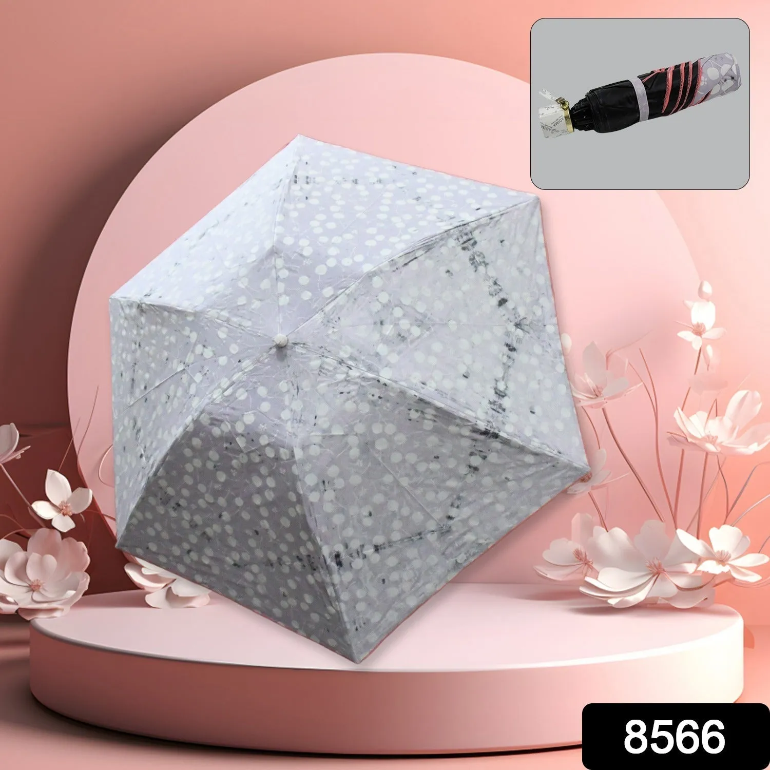 2 Fold Sun Protective Solid Foldable Outdoor Umbrella,Portable Sun,UV Protection LightweightRain Umbrella With Umbrella CaseFor Girls, Women, Men, Boys