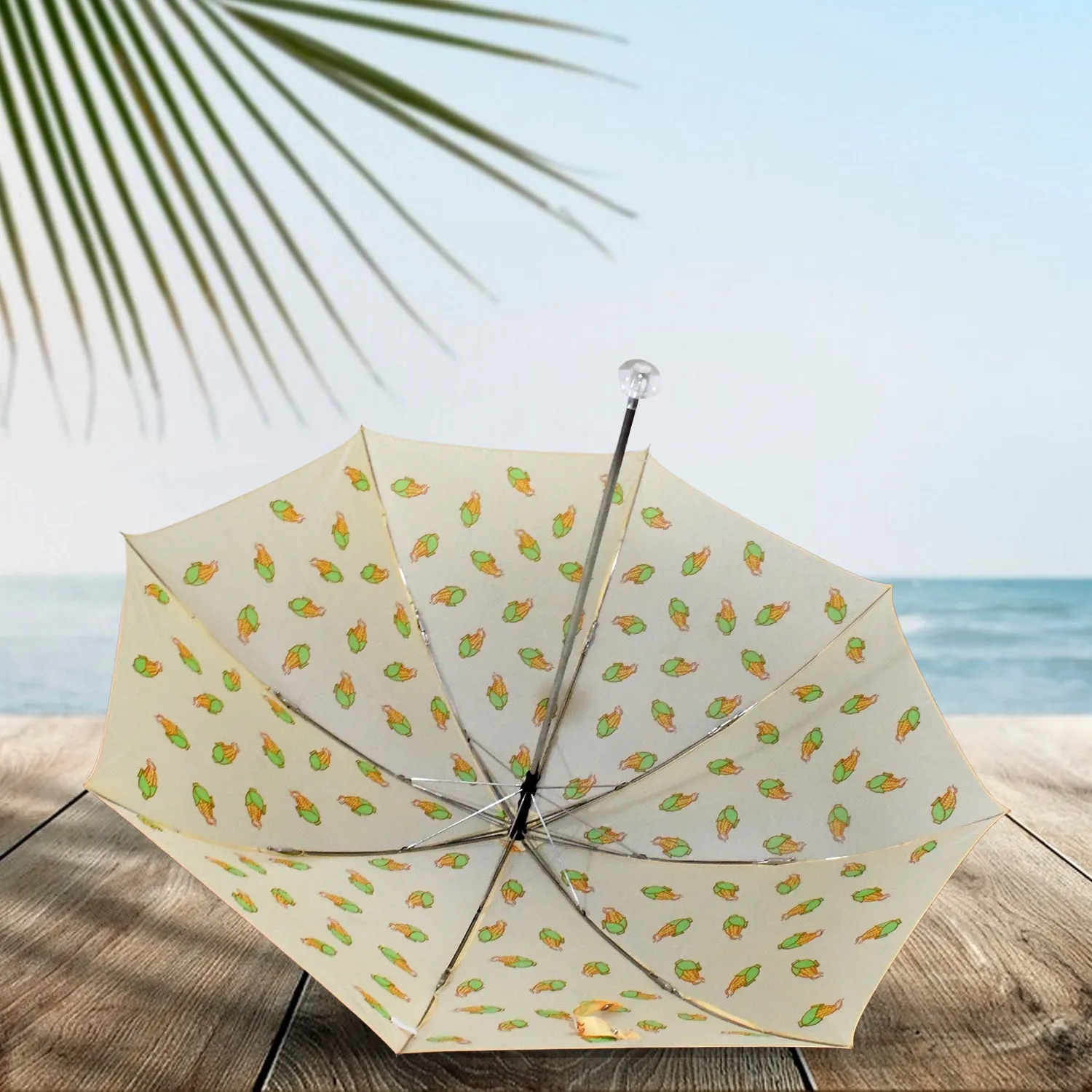 2 Fold Sun Protective Solid Foldable Outdoor Umbrella,Portable Sun,UV Protection LightweightRain UmbrellaFor Girls, Women, Men, Boys (1 pc)