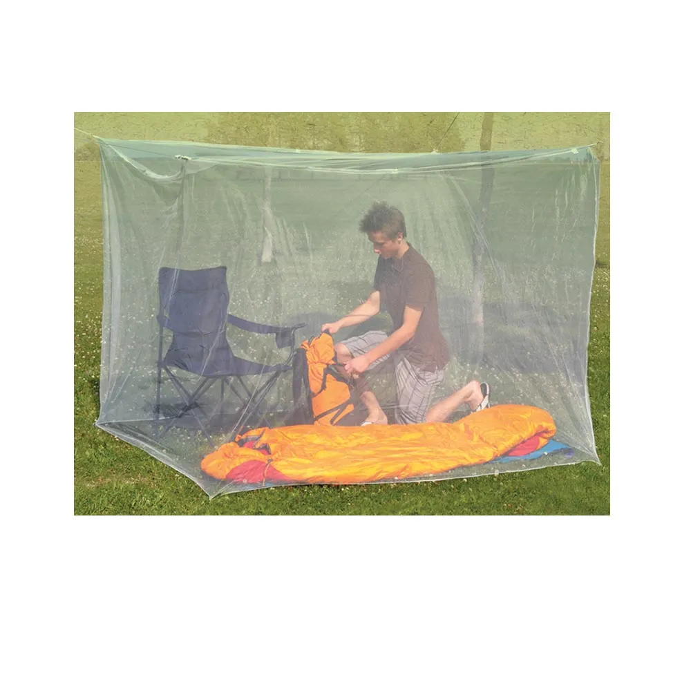 2 Mosquito Camping Net Insect Tent White Bugs Cover Indoor Outdoor Camp Portable