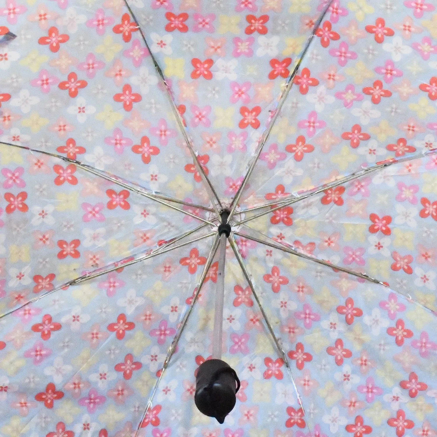 8569 2 Fold Sun Protective Solid Foldable Outdoor Umbrella,Portable Sun,UV Protection LightweightRain Umbrella With Umbrella CaseFor Girls, Women, Men, Boys