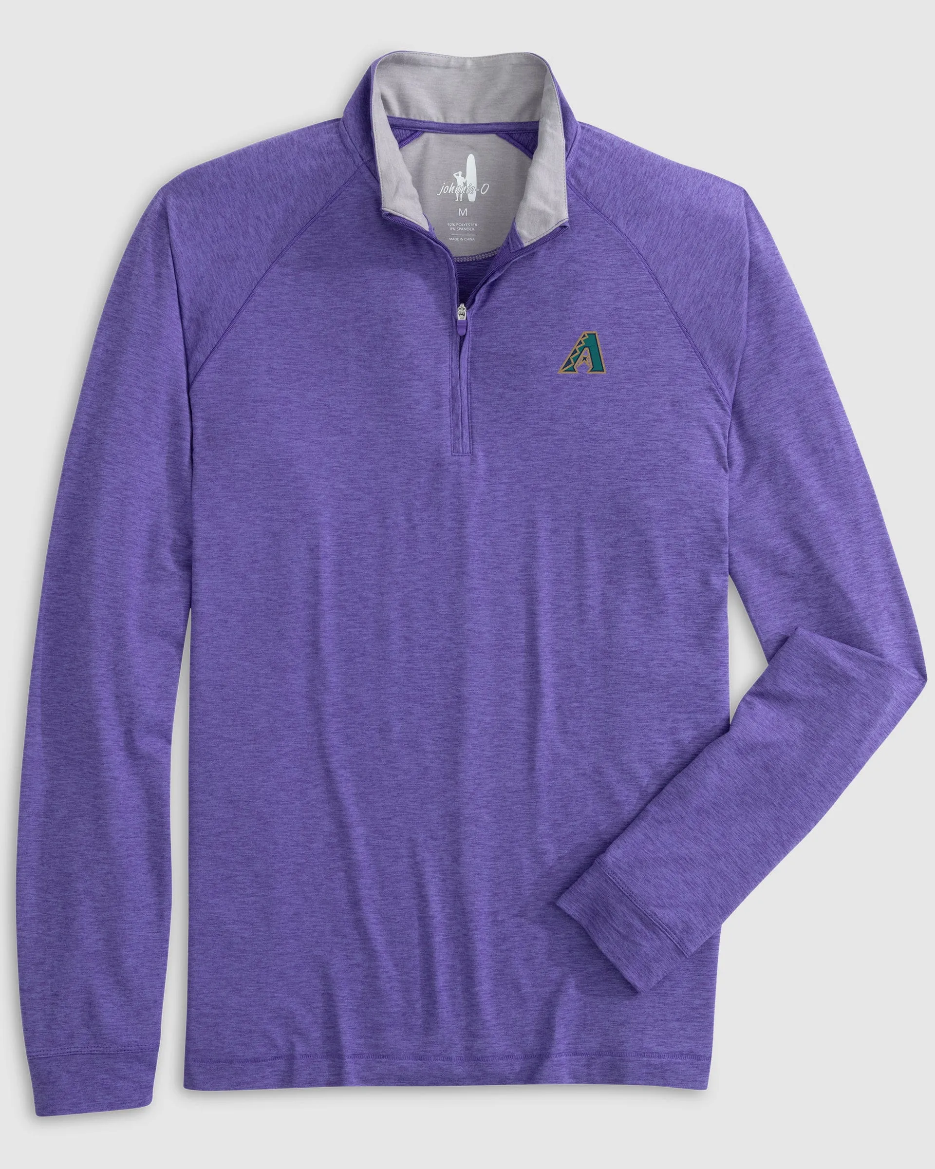 Arizona Diamondbacks Freeborne Performance 1/4 Zip - Cooperstown Logo