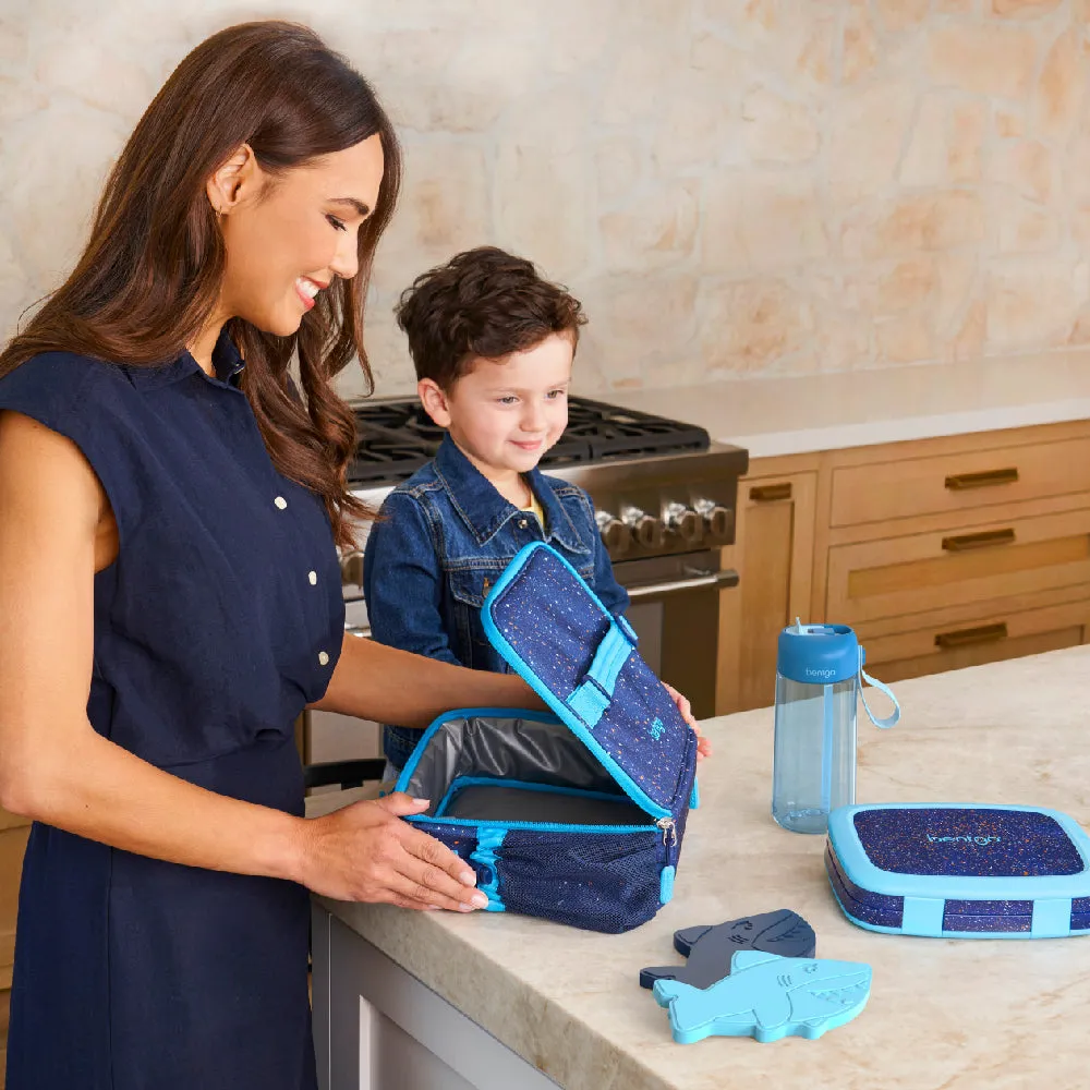 Bentgo Kids Prints Lunch 5-Piece Set with Ice Packs