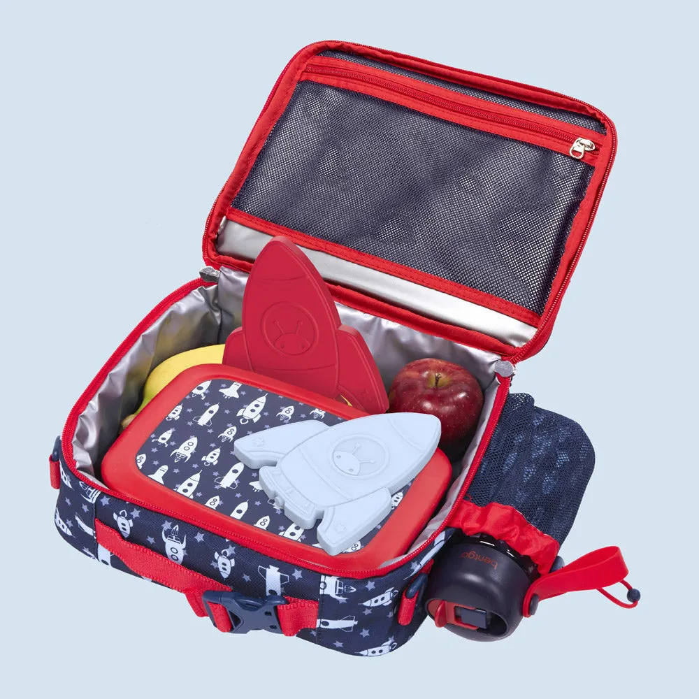 Bentgo Kids Prints Lunch 5-Piece Set with Ice Packs
