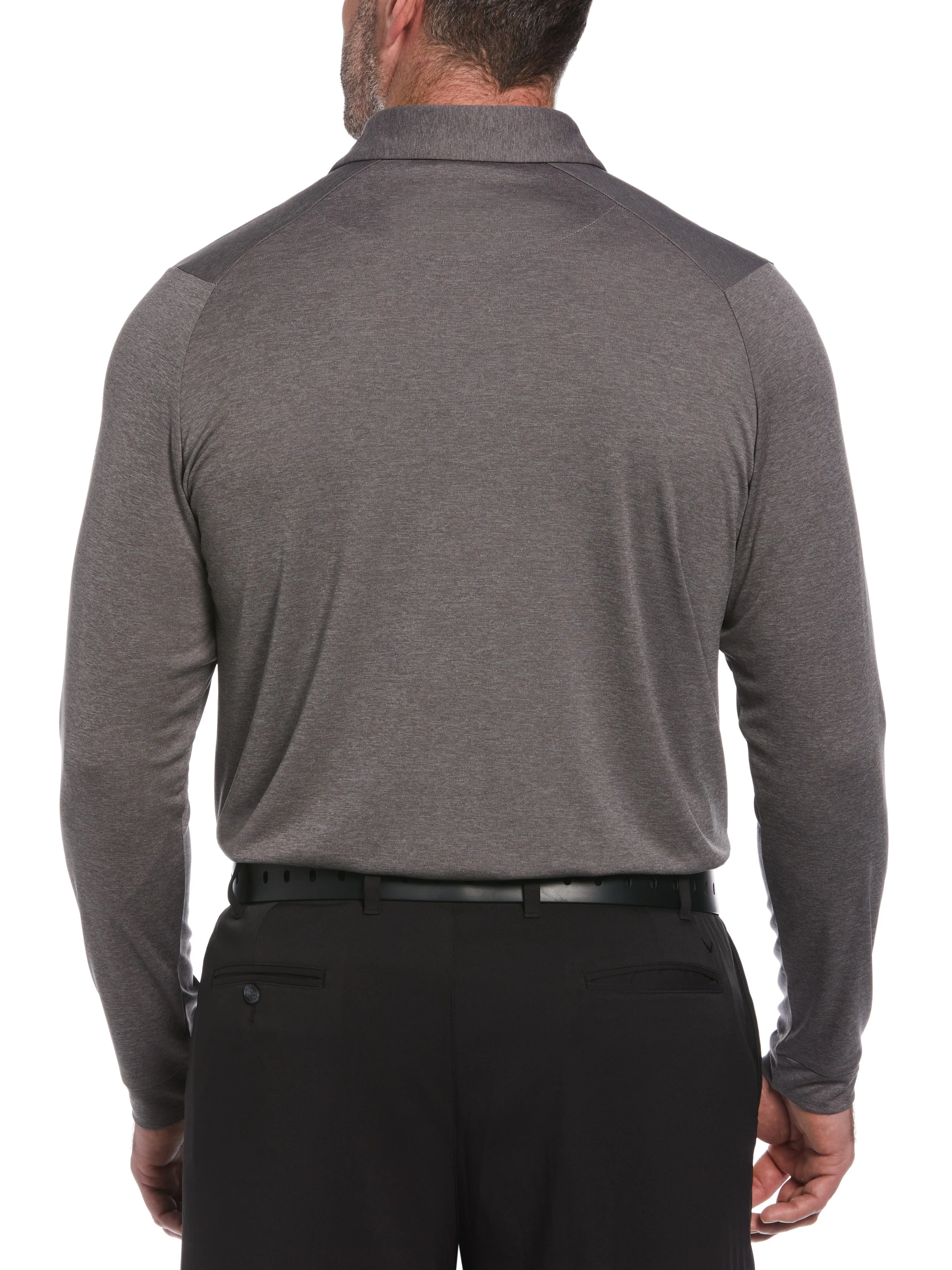 Big & Tall Swing Tech™ Essential Long Sleeve Golf Polo