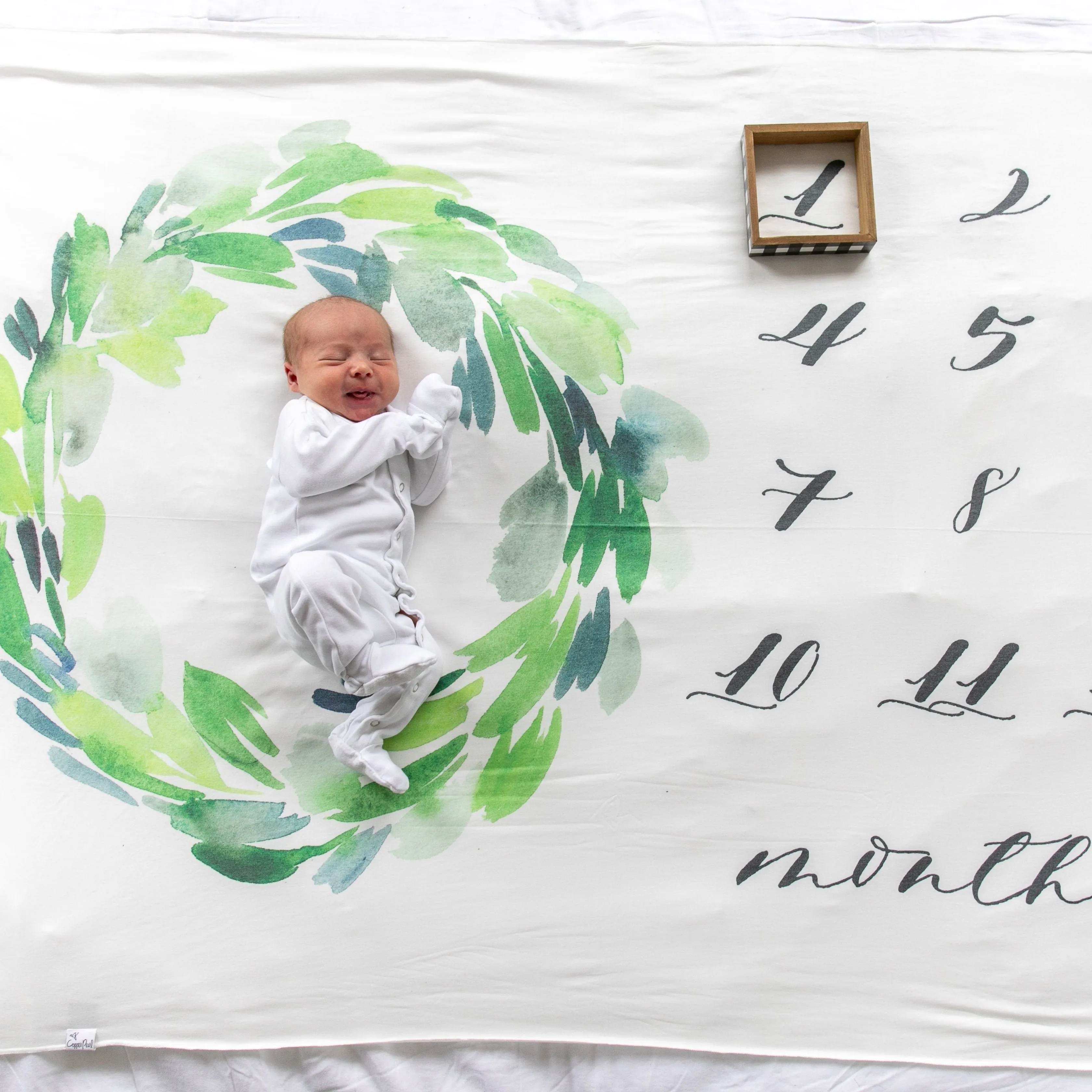 Copper Pearl Knit Swaddle Blanket | Bear Milestone