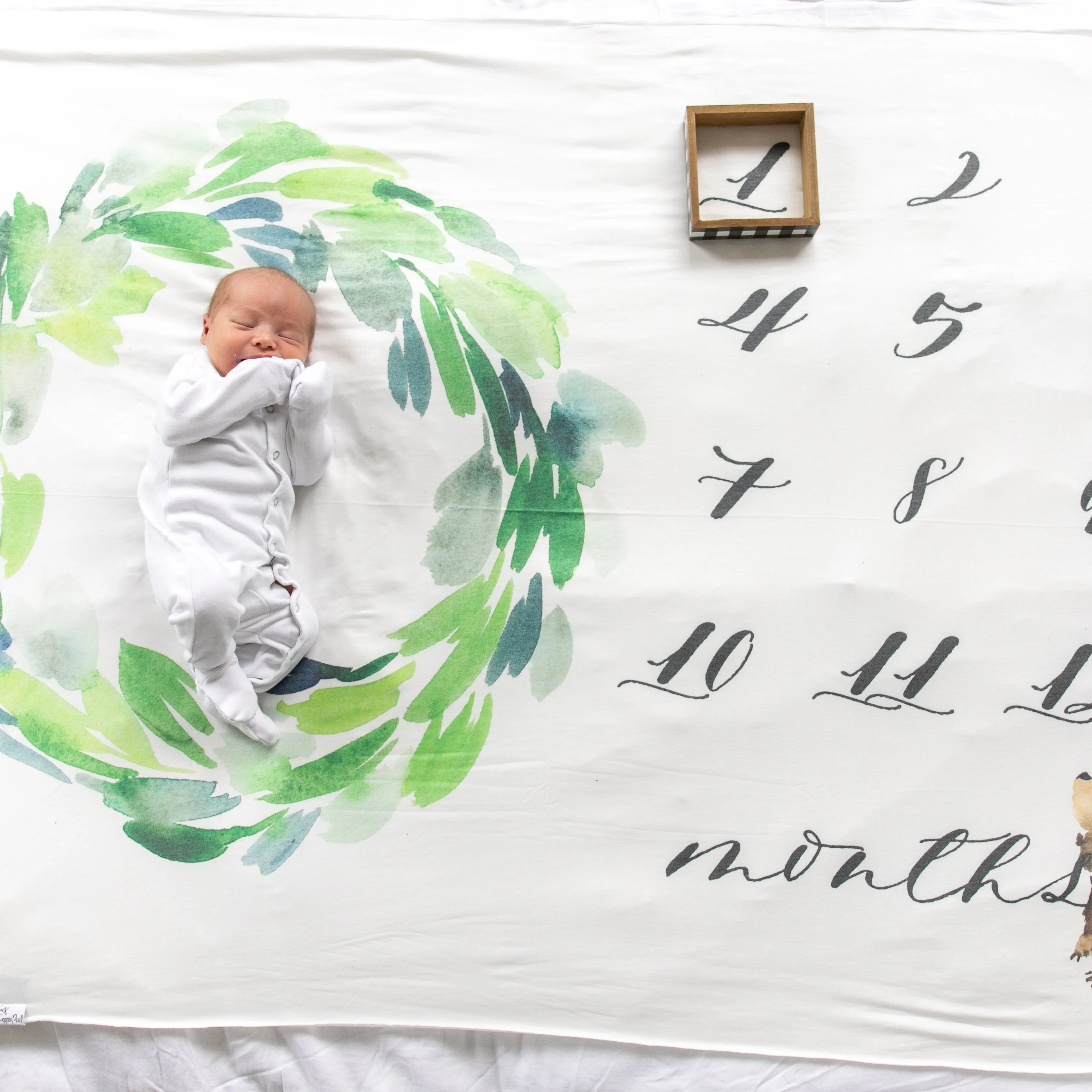 Copper Pearl Knit Swaddle Blanket | Bear Milestone