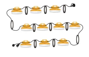 DuraDrive Led Daisy Chain String Lights 10 Lamps 100FT 5000K 10W*10