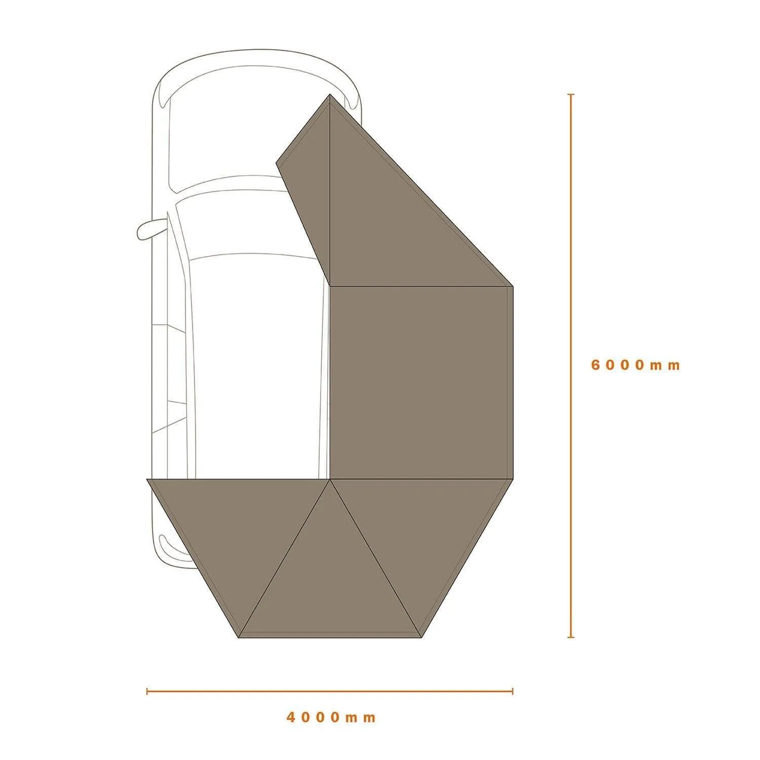 ECLIPSE 270 AWNING G2 RIGHT