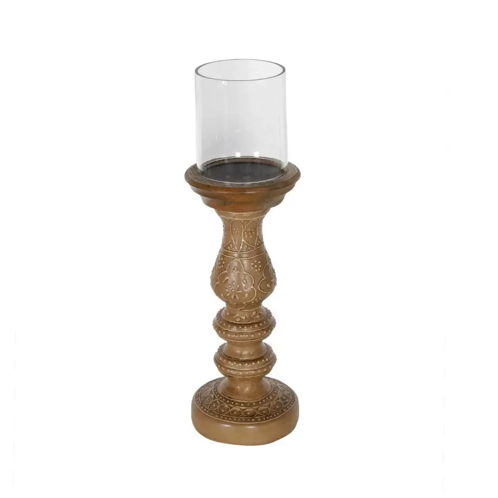 Ellie Beige Candle Holder