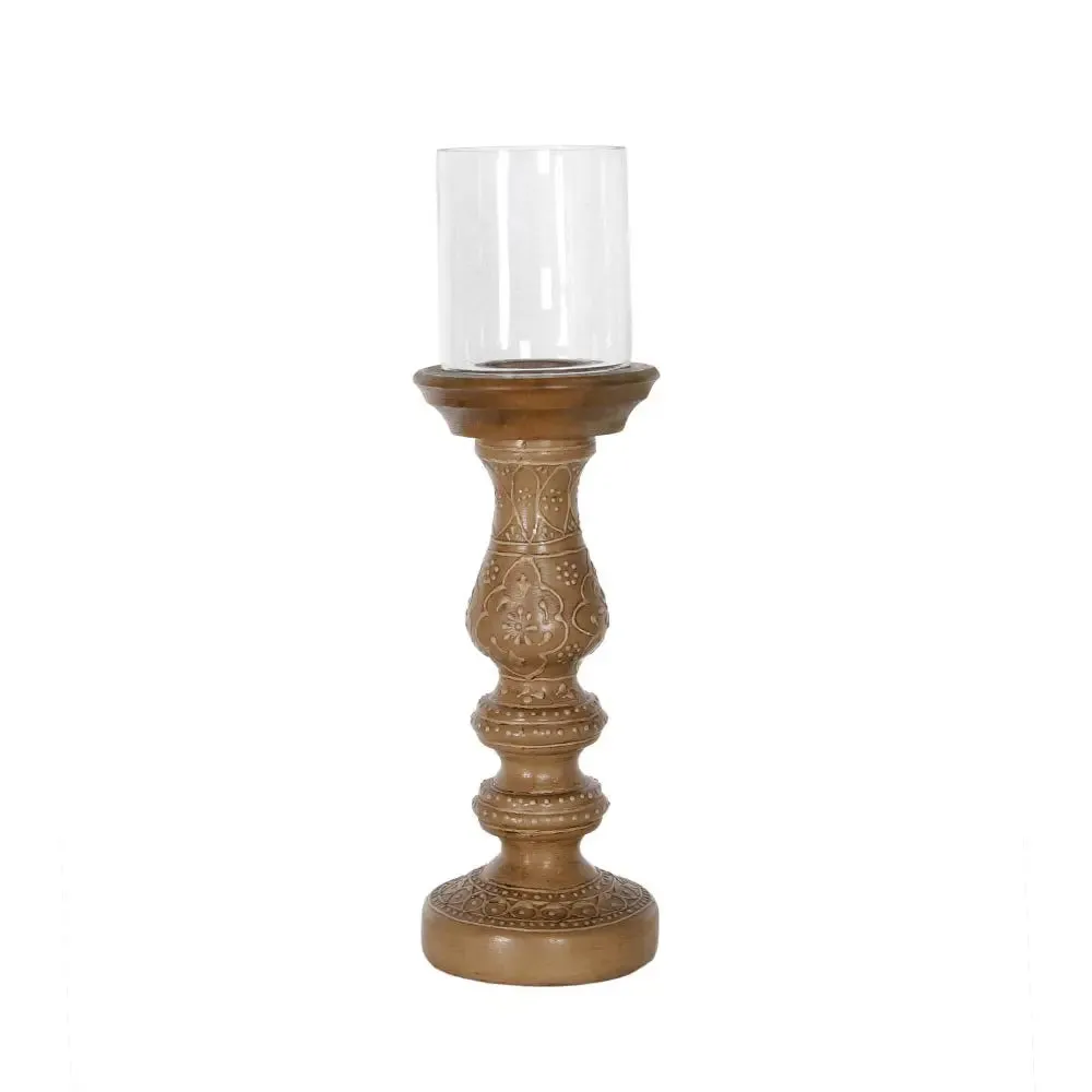 Ellie Beige Candle Holder