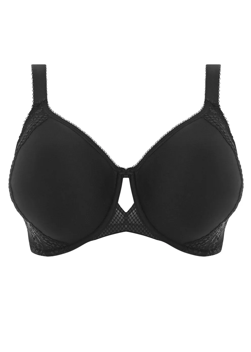 Elomi Charley Moulded Spacer Seamless Underwire Bra (Fawn   Black)