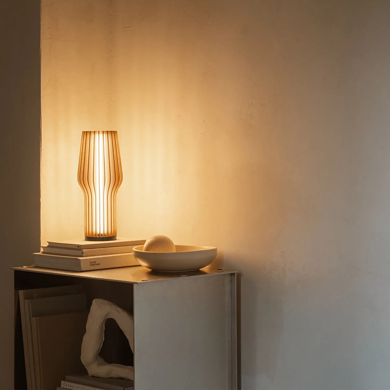 eva solo | radiant portable table lamp | oak