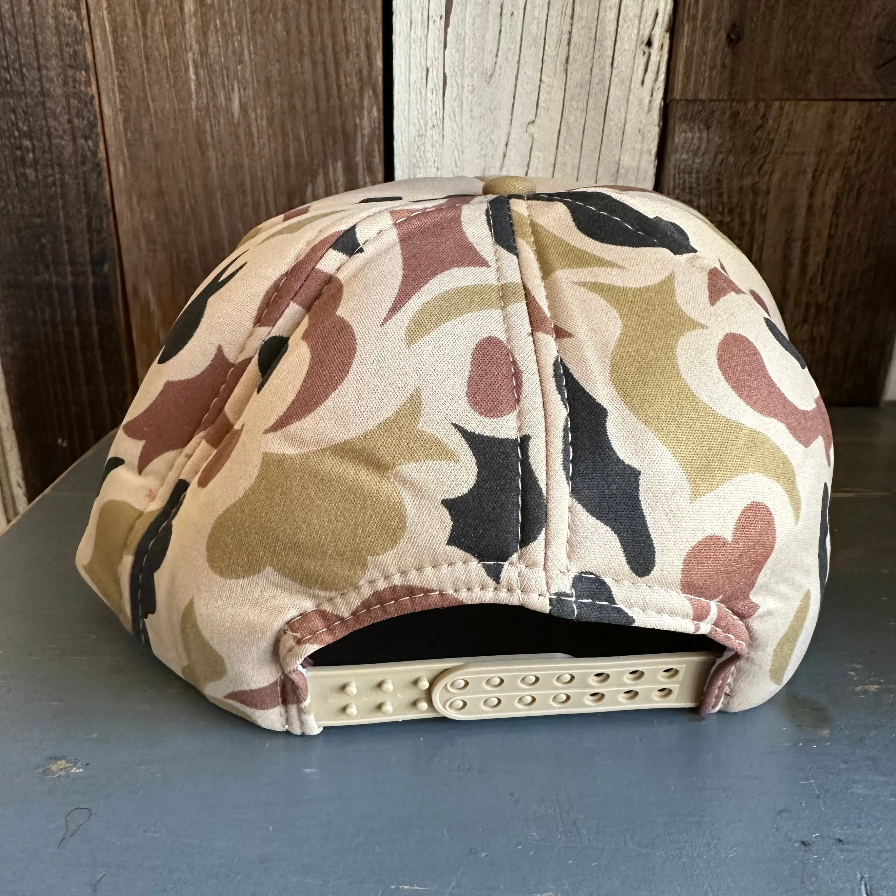 Hermosa Beach GOLF CARTS & YOGA PANTS Winter All Foam Cap Hat - Sand Camo/Sand Front