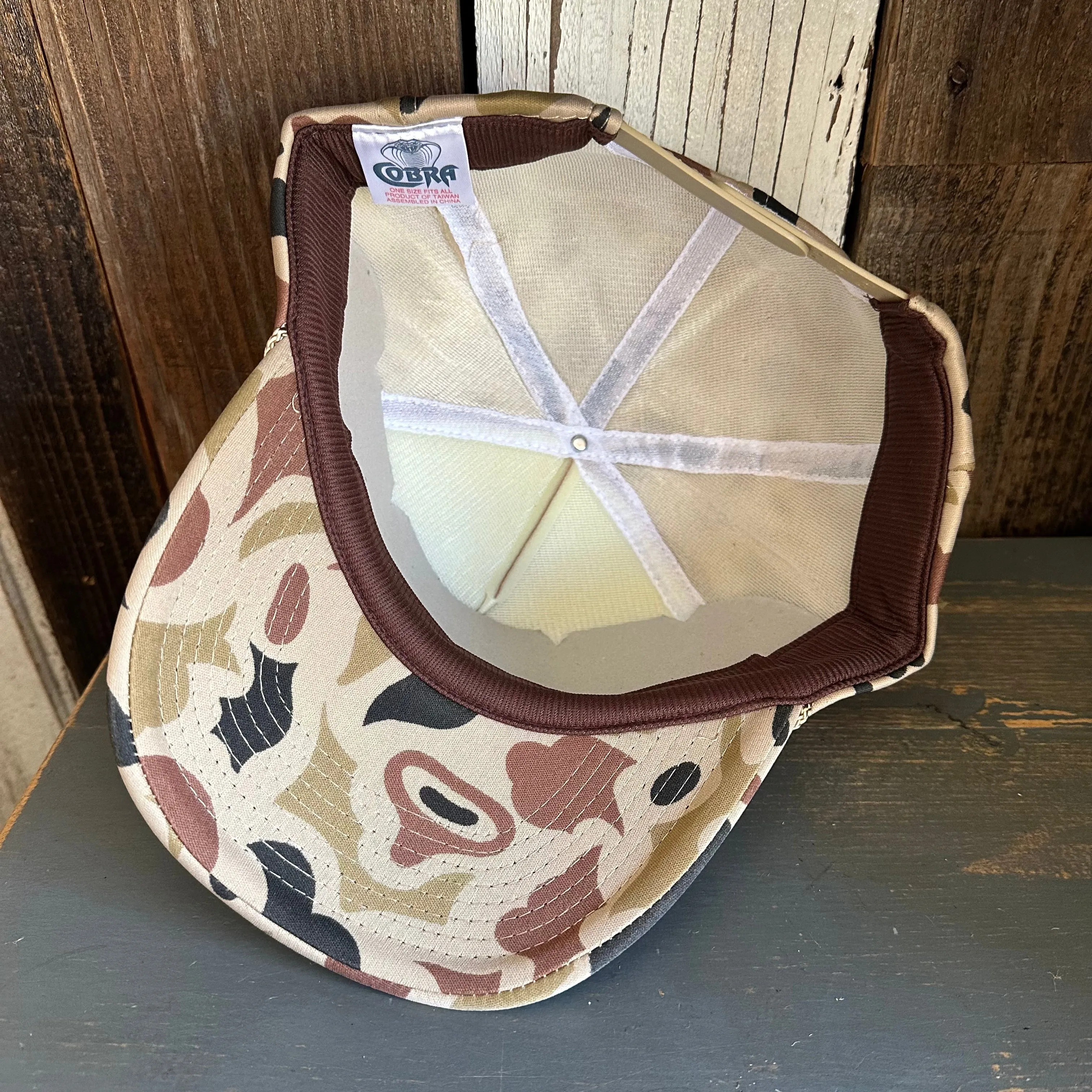 Hermosa Beach GOLF CARTS & YOGA PANTS Winter All Foam Cap Hat - Sand Camo/Sand Front