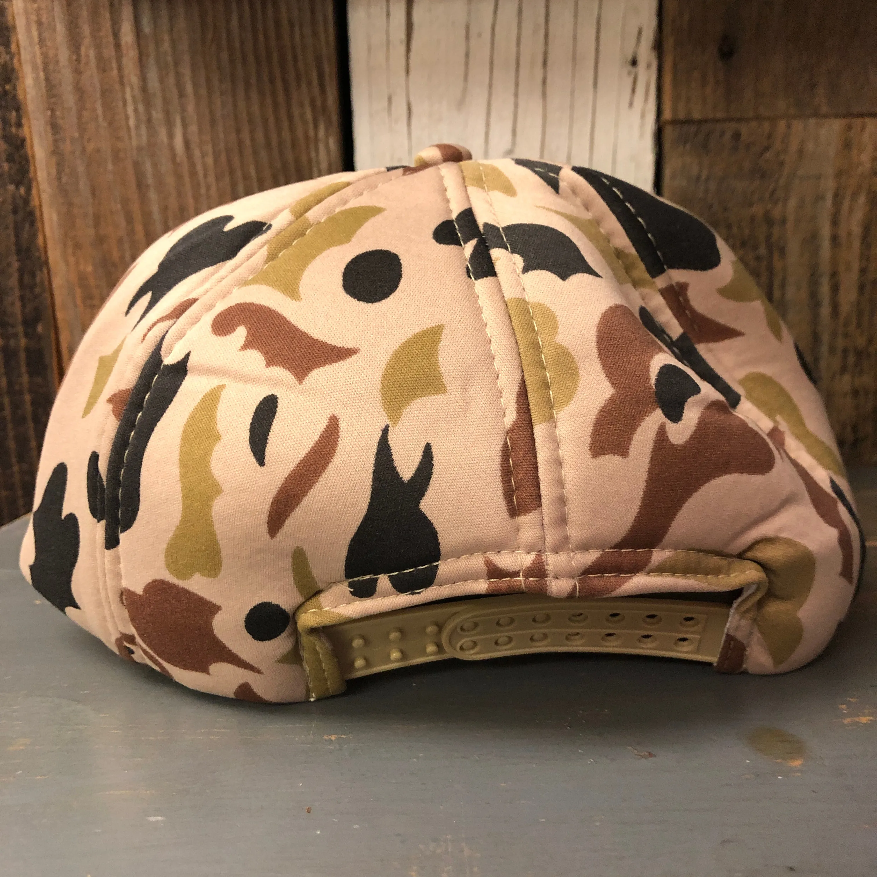 Hermosa Beach LIFEGUARD TOWER Camo Winter All Foam Cap Hat - Sand Camo Full