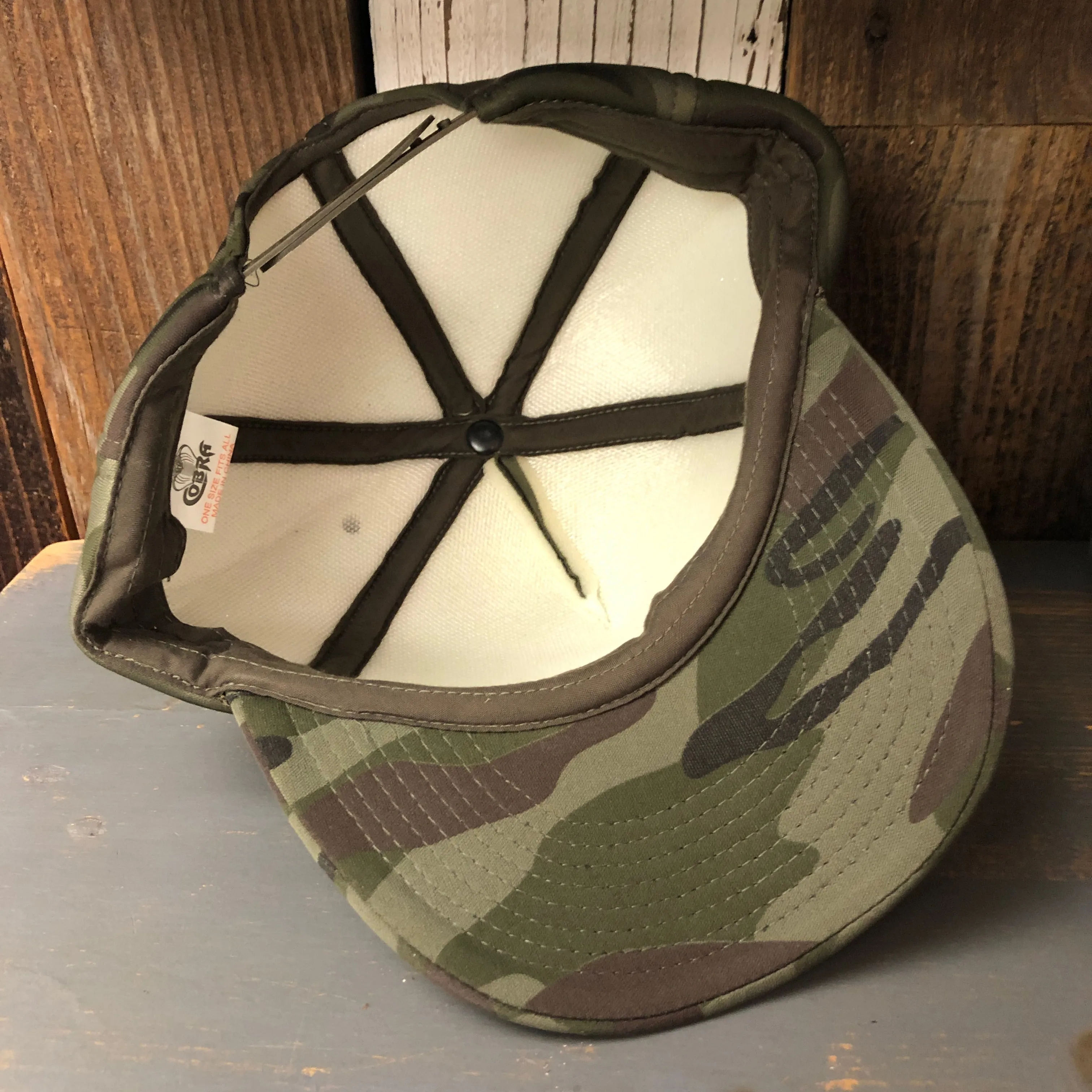 Hermosa Beach SHOREFRONT Camo Winter All Foam Cap Hat - Forest Camo/Olive