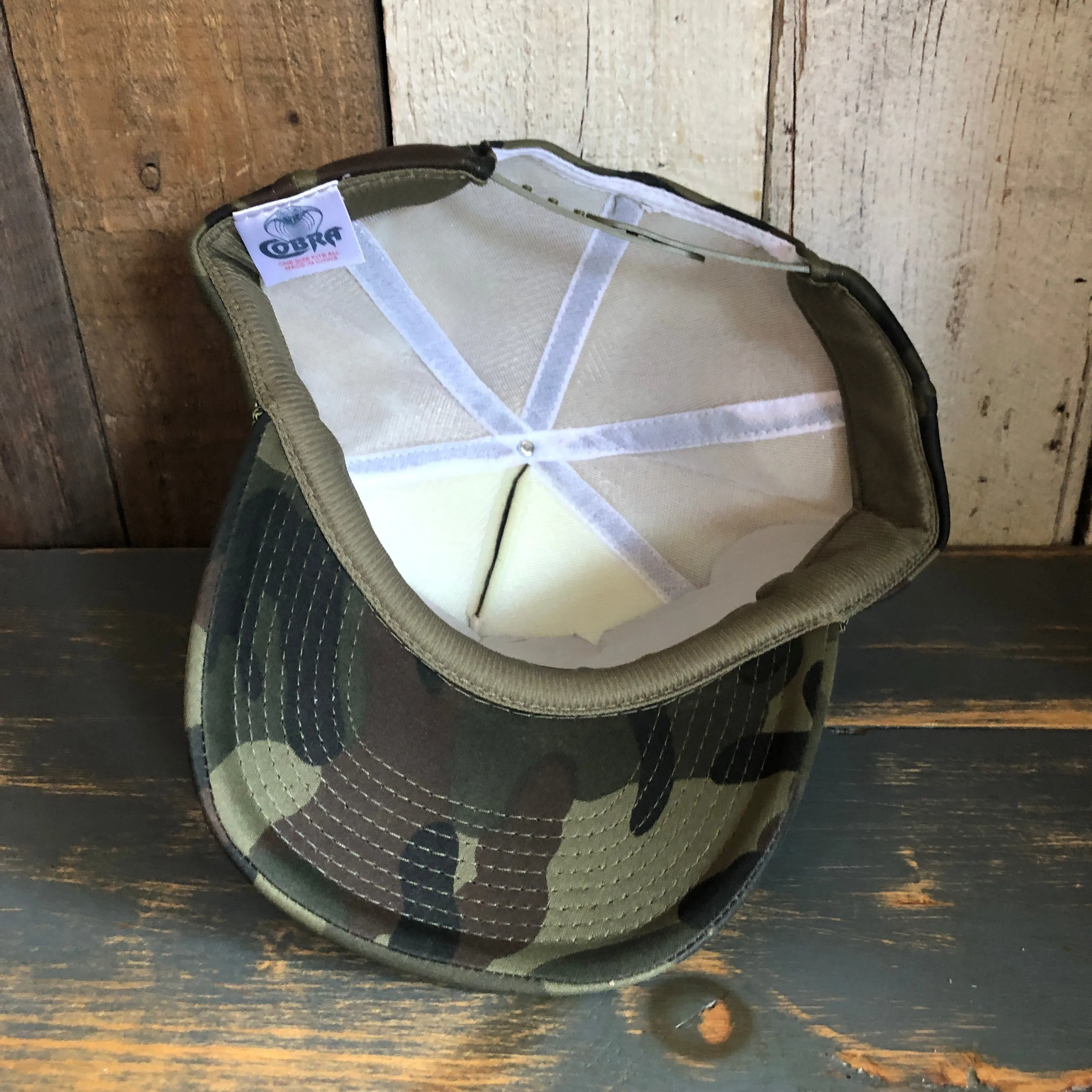 Hermosa Beach SUNBEAMS Camo Winter All Foam Cap Hat - Full Forest Camouflage