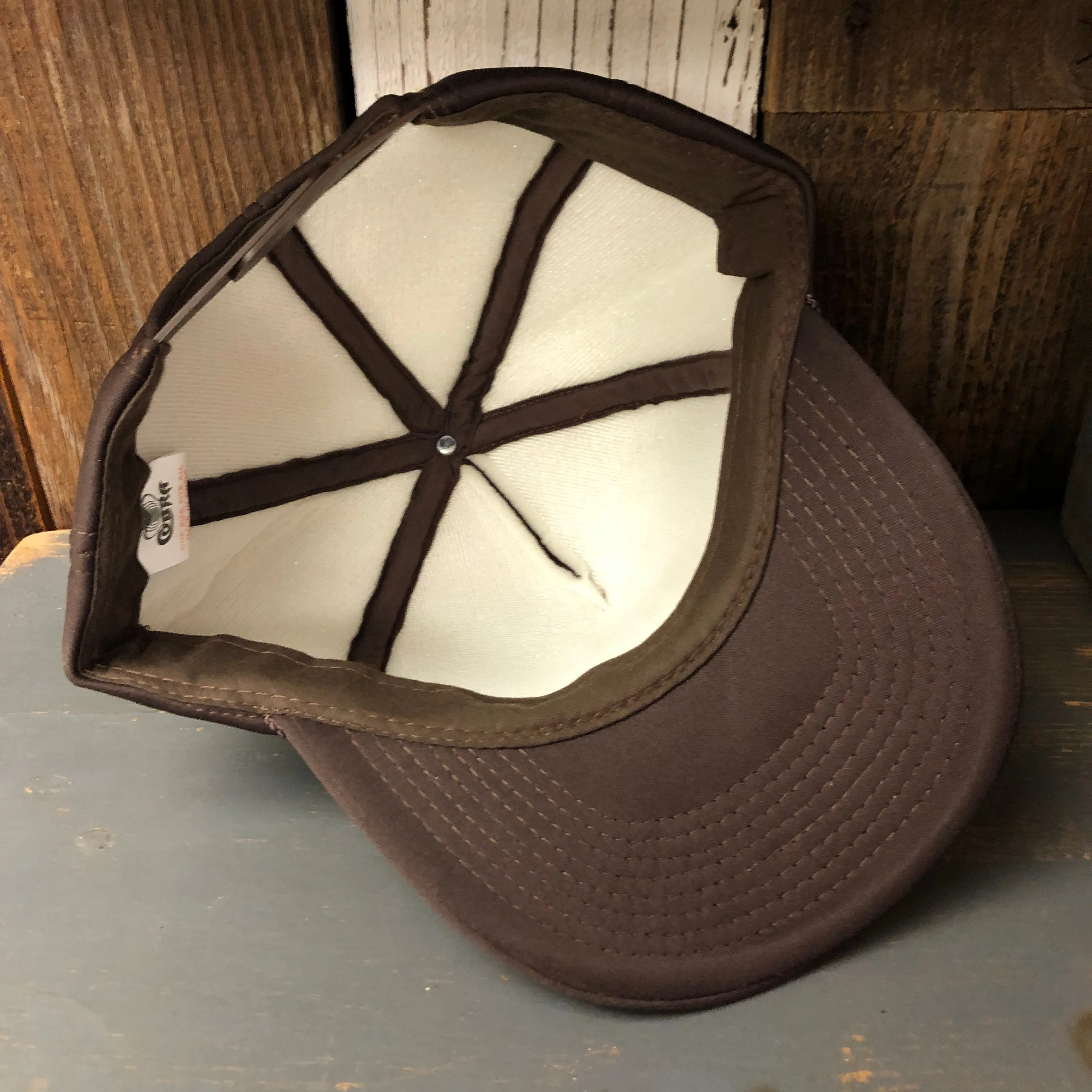 Hermosa Beach SUNBEAMS Winter All Foam Cap Hat - Brown