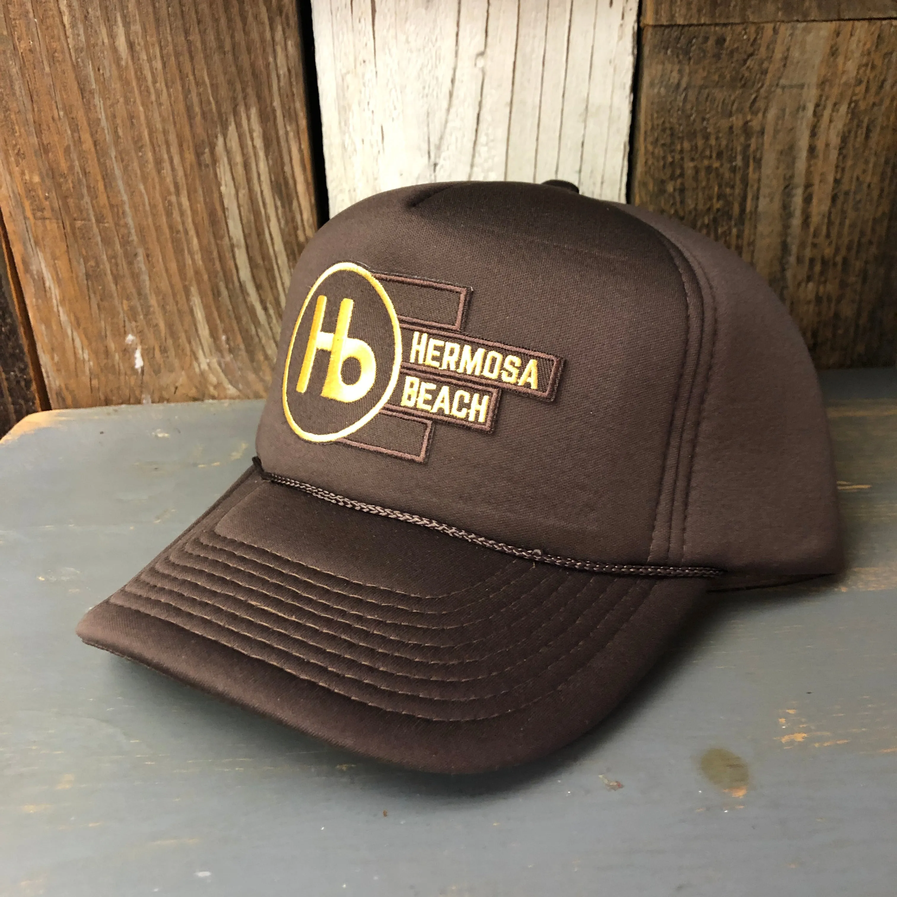 Hermosa Beach THE NEW STYLE Winter All Foam Cap Hat - Brown