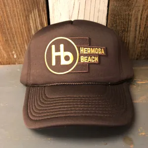 Hermosa Beach THE NEW STYLE Winter All Foam Cap Hat - Brown