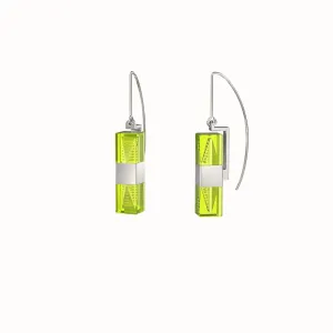 Hoi An Earrings - Lime Green