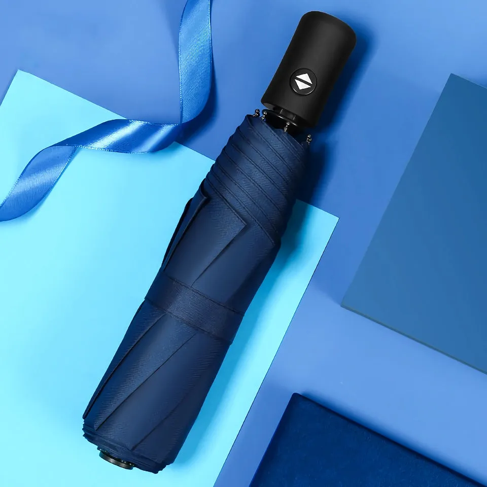 Large Travel Umbrella - Heavy Duty Windproof & Waterproof, Fully Automatic Golf Umbrella, UPF50  UV Protection