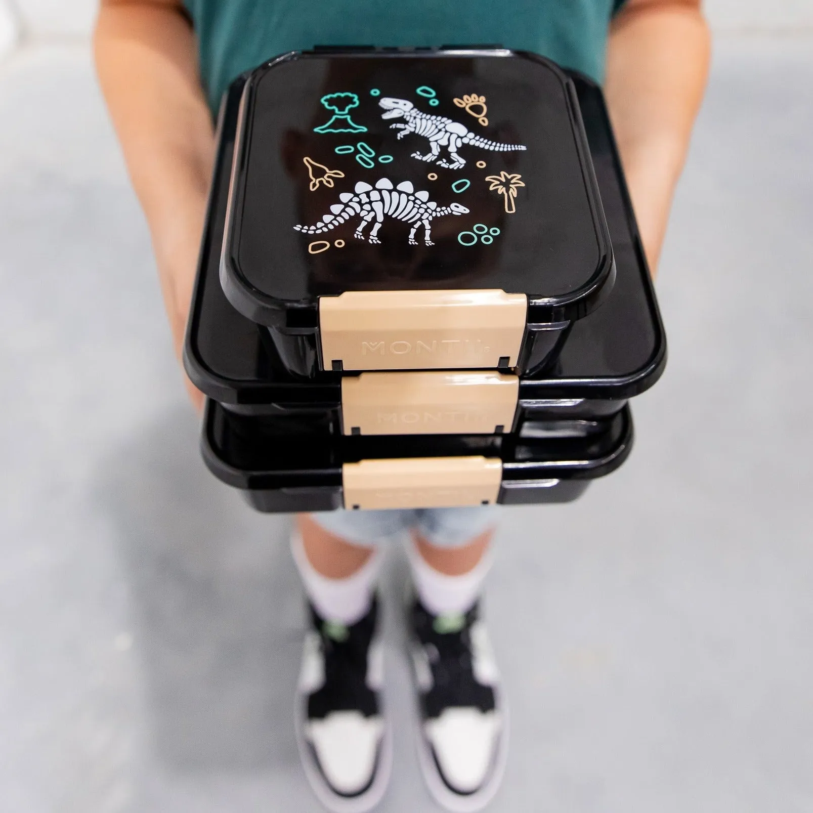 MontiiCo Two Snack Box - Dinosaur Land