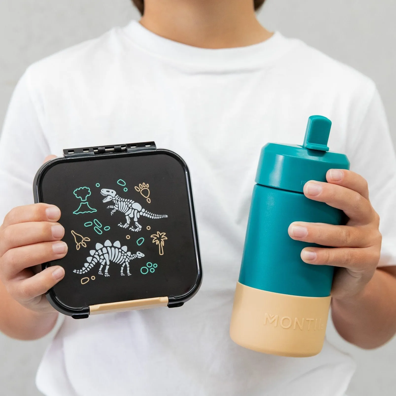 MontiiCo Two Snack Box - Dinosaur Land