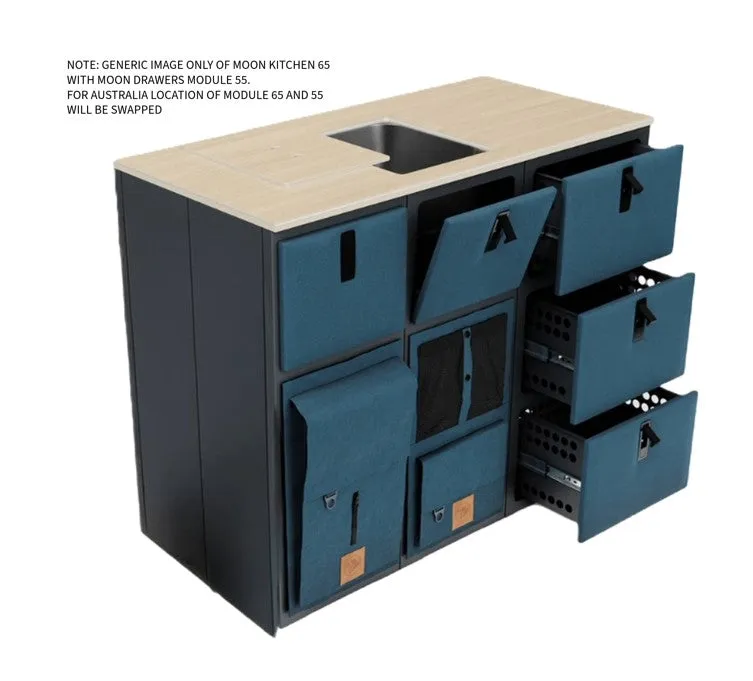 Moon Kitchen 2.0 Module 65 Without Cargo Drawer With Module 55 *