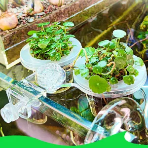 Multi-use Plant Hydroponic Transparent Clamp Basket