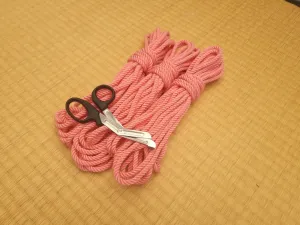 ‘Peach Melba’ Bondage Rope in Bamboo