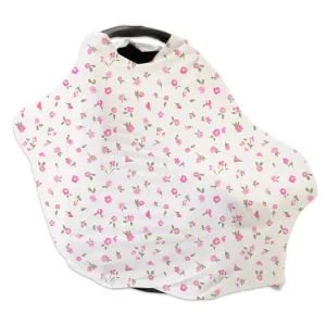 Penny's Posies Waffle Bamboo Multi-Use Stretchy Car Seat & Nursing Cover