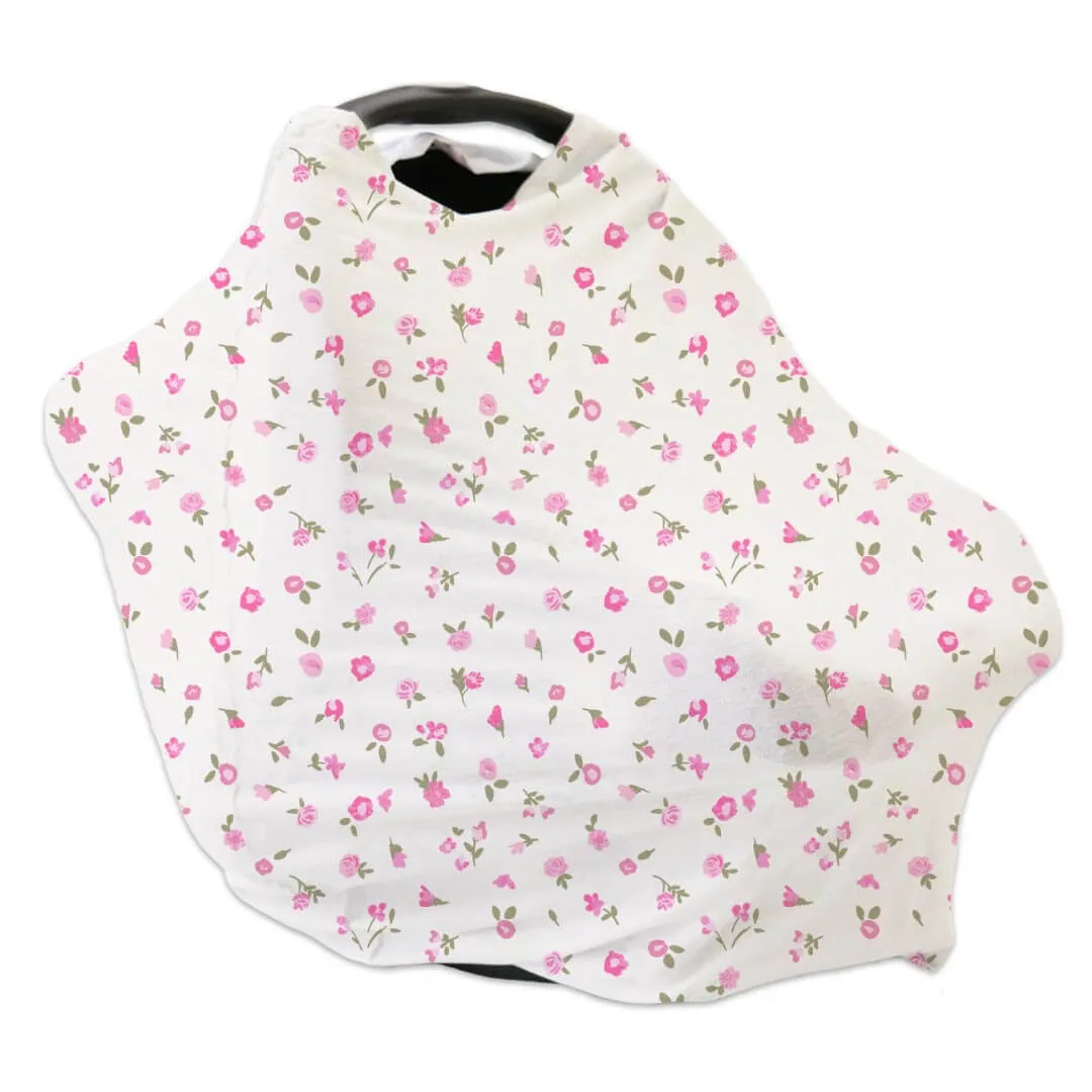 Penny's Posies Waffle Bamboo Multi-Use Stretchy Car Seat & Nursing Cover