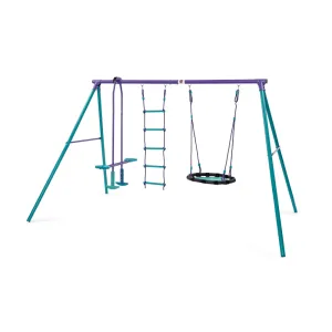 Plum Metal Multiplay Swing Set