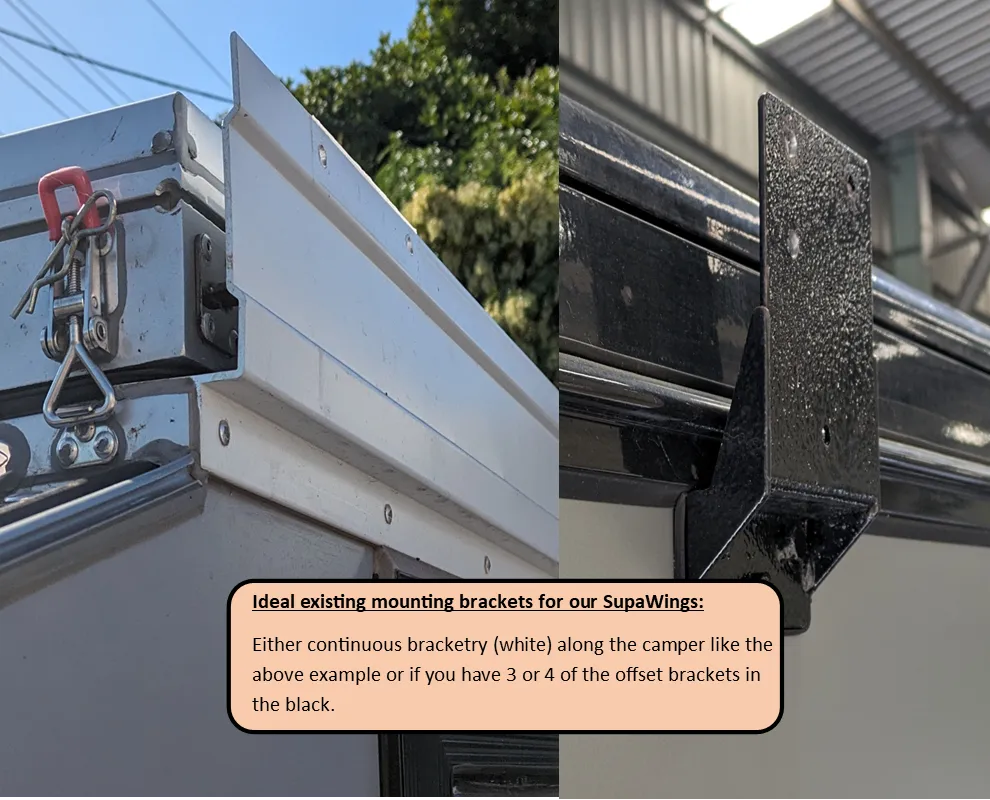 SALE OUTBOUND Supa Wing 3.6m (suits 13ft vans) Valance Awning- 270 degree-