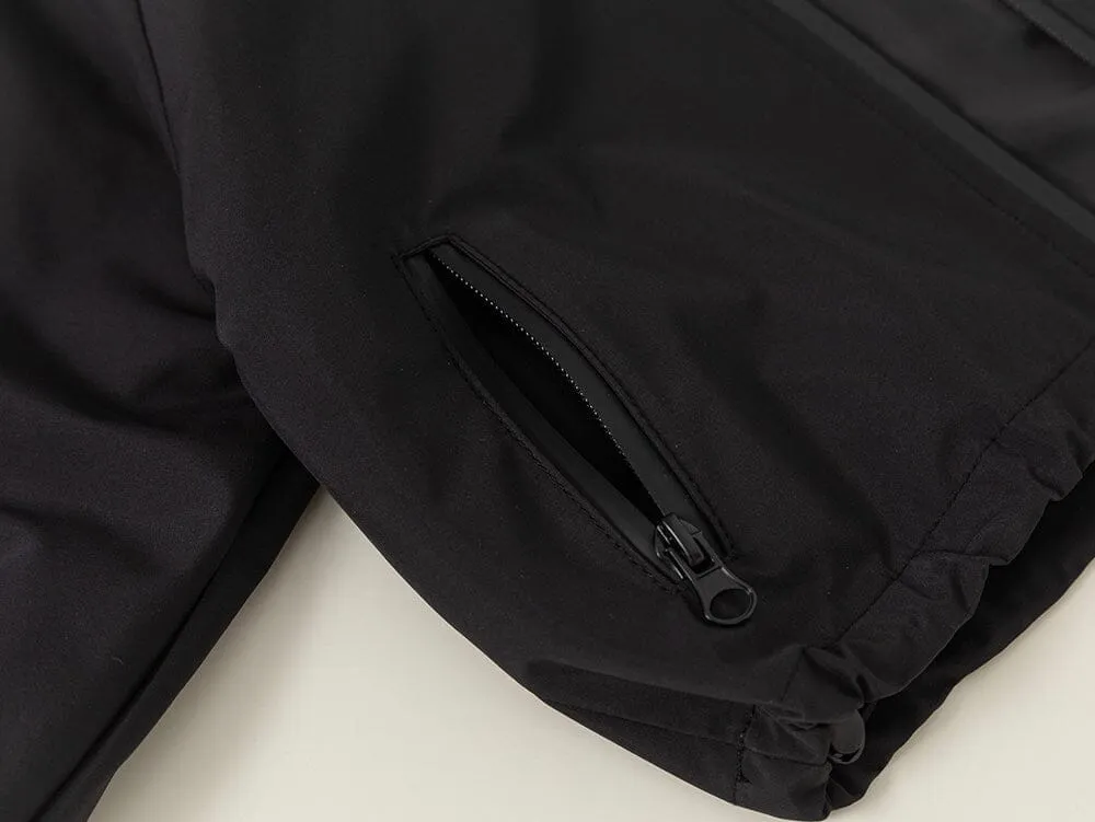 Samuel Zipped Hooded Windbreaker Jacket