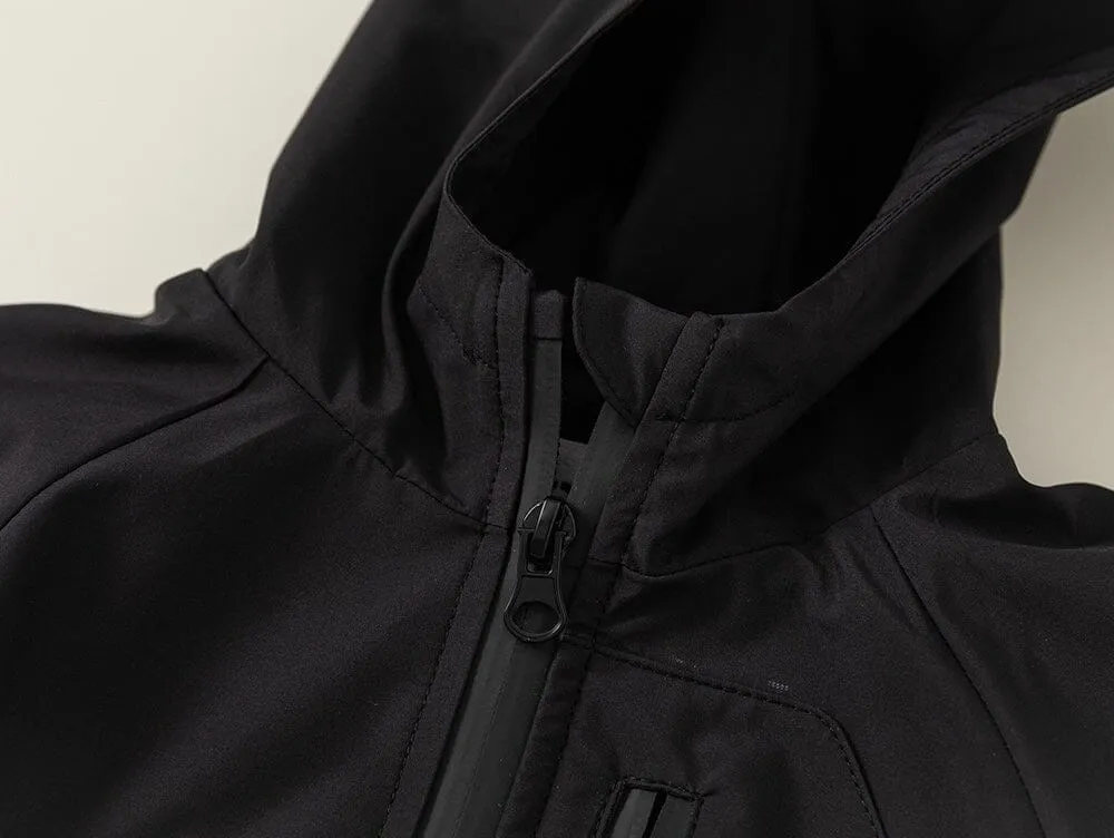 Samuel Zipped Hooded Windbreaker Jacket