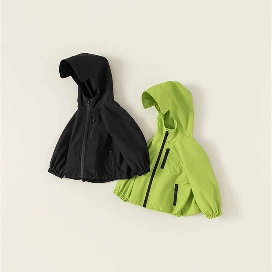 Samuel Zipped Hooded Windbreaker Jacket