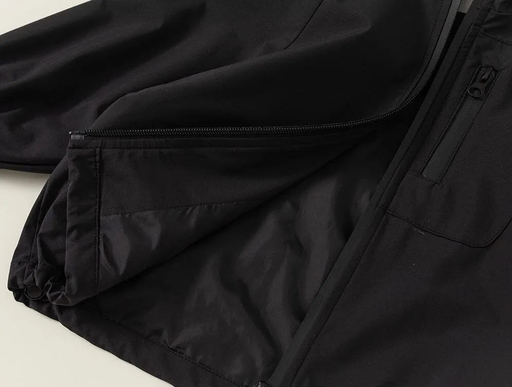 Samuel Zipped Hooded Windbreaker Jacket