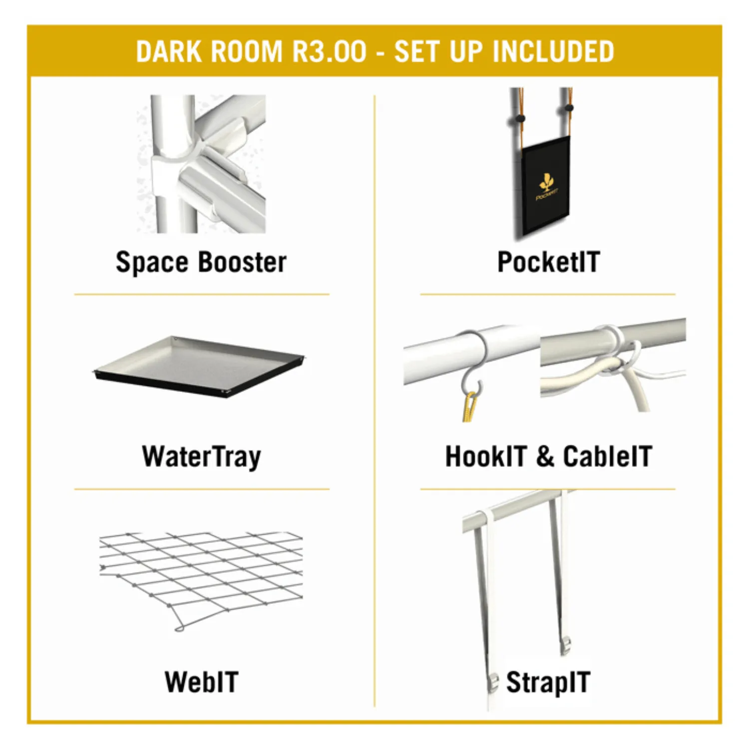 Secret Jardin Dark Room 90 v3.0 3' x 3' x 6' Indoor Grow Tent