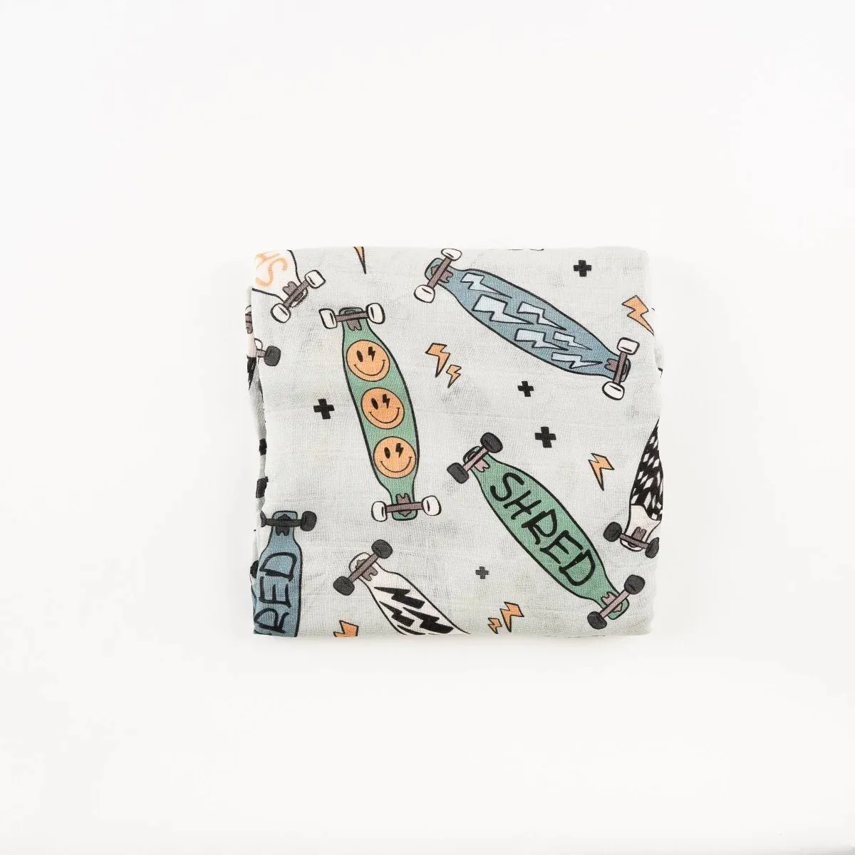 Skater Kid Muslin Blanket