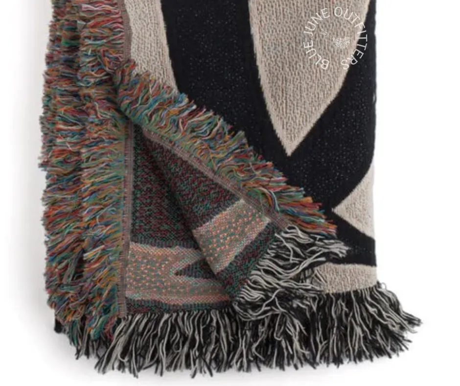Sun Moon Stars | Celestial Woven Blanket