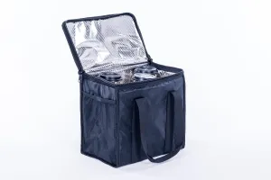 *T31CH6 Delivery Bag for Drinks - Hot or Cold Beverage Carrier with foam insert for 6 cups