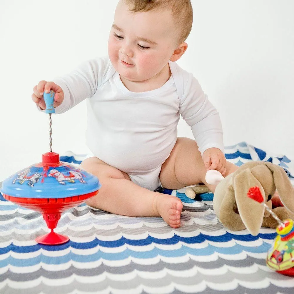Weegoamigo Bamboo Knitted Baby Blanket - RicRac Freddy