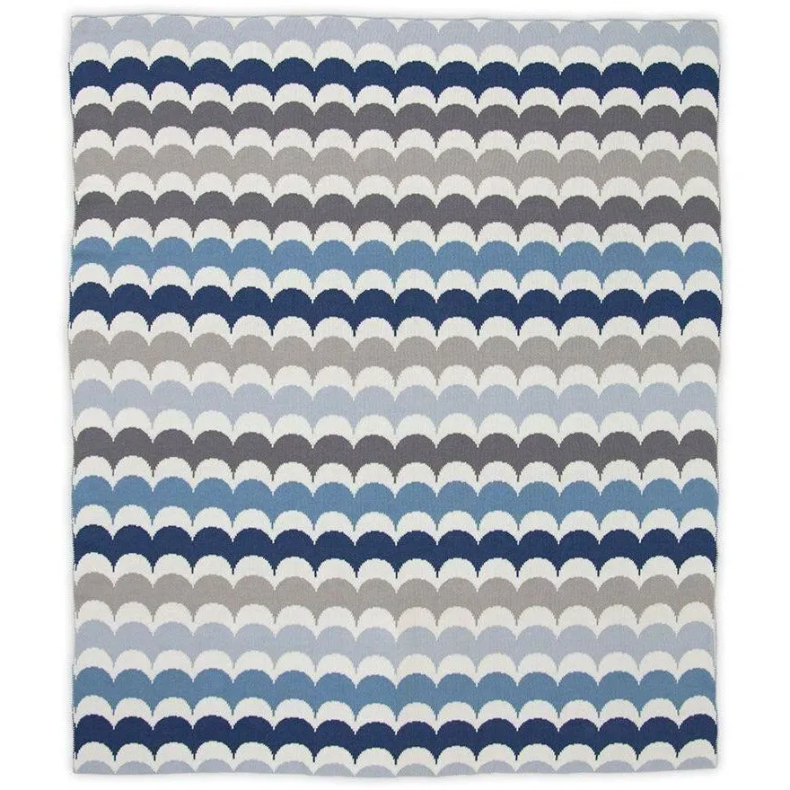 Weegoamigo Bamboo Knitted Baby Blanket - RicRac Freddy